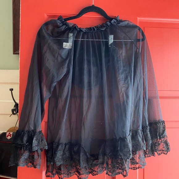 Vintage 60s lingerie sheer set small - Picture 7 of 8